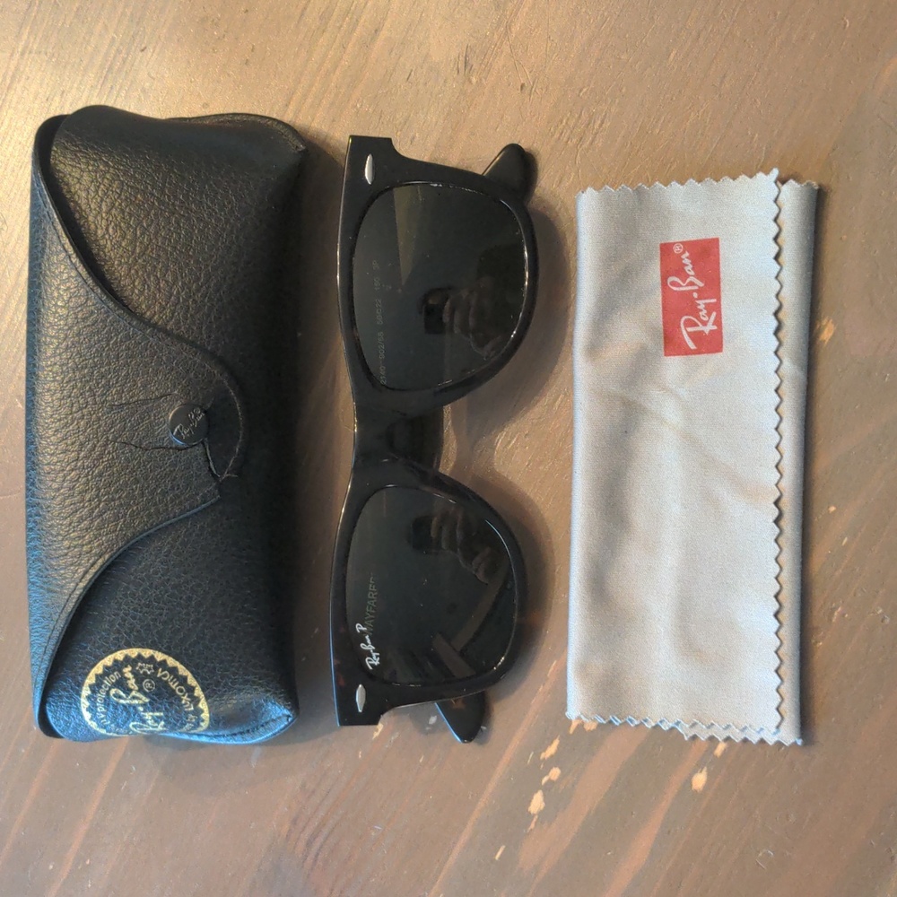 RayBan Polarized Wayfarer Sunglasses